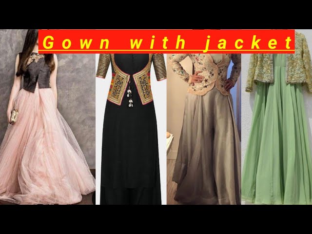 New style Party wear Jacket dress cutting & stitching/umbrella/Shrug long  dress cutting & stitching - YouTube