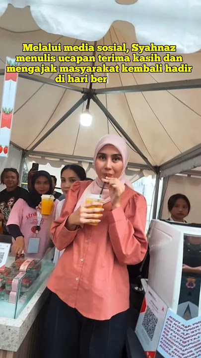 PORTRAIT OF SYAHNAZ AT THE RANS CARNIVAL SPECIAL KBB ANNIVERSARY EVENT #shorts @RRFCHANEL