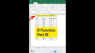|| IF Function - Part III | Excel Formula ||