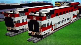 Minecraft Caltrain Bombardier Bi-Level Cab Car Tutorial