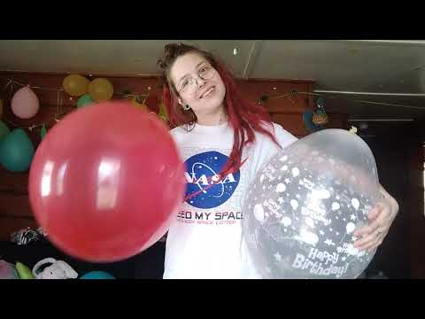 HUGE RED TUFTEX Queen Of Looners Big Balloon Blow To Pop | Looner POPPING BALLOONS B2P