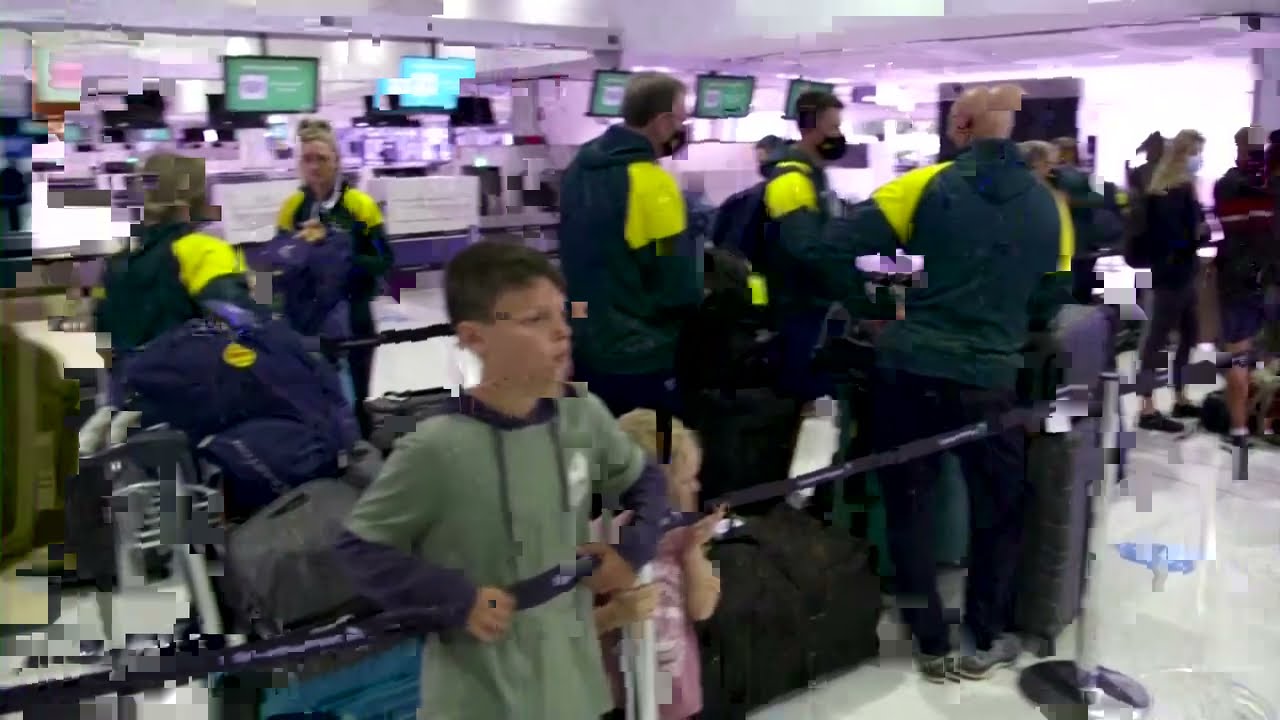 First national team arrives for Tokyo Olympics