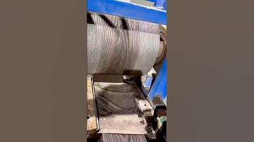 The on-line embossing process for making wood plastic decking with 3D patterns #machine #technology