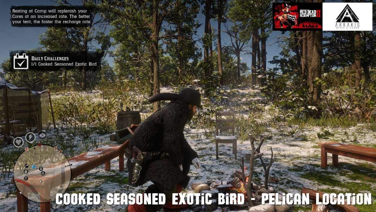 Pelican Rdr2 Red Dead Redemption 2: Cooked Seasoned Exotic Bird (Pelican Location) # ...
