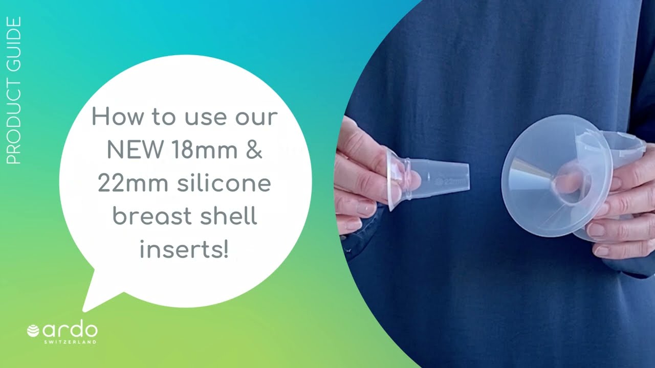New 18mm & 22mm silicone breast shell inserts - here's how to use them!