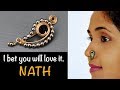 Nath Nosring | Indian Nose Ring | Maharashtrian Nosering | VHMJ
