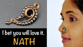 Nath Nosring | Indian Nose Ring | Maharashtrian Nosering | VHMJ