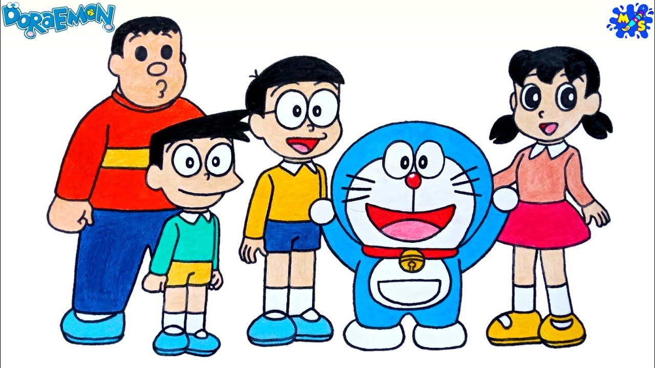 How to Draw Doraemon Step By Step - For Kids & Beginners