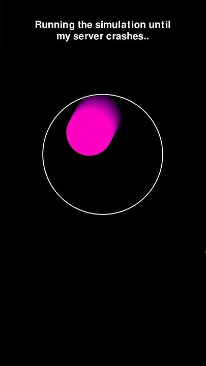 Ball bouncing simulation #adhd #music #code #space #python #physics # ...