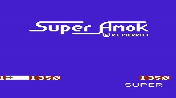 Super AMOK Berzerk rip offCommodore VIC 20 gameplay (with added scanline goodness)
