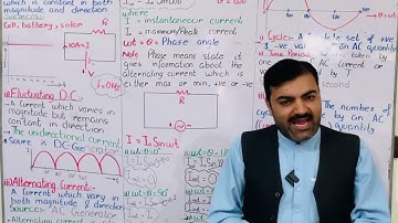 Unit #15 || Alternating Current ||  Lecture #1 Types of Current || MDCAT || ETEA || physics 