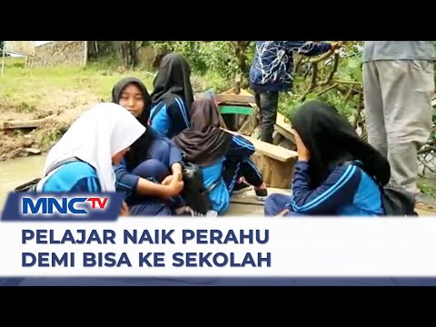 Demi Bisa Sekolah, Pelajar di Pandeglang Terpaksa Naik Perahu #LintasiNewsPagi 17/03