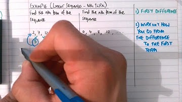 Linear Sequences Examples with audio | gcsemathsexamples