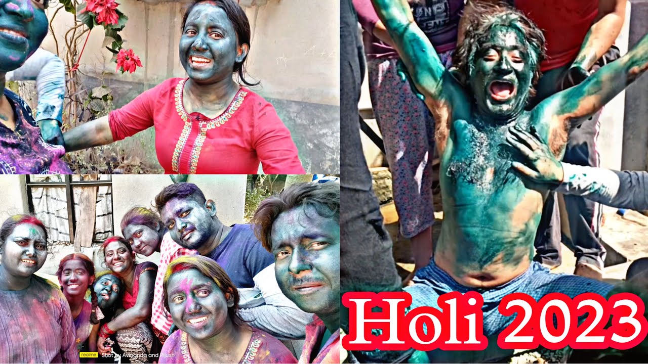 Bengali Vlog #Holi Vlog 2023 | রং খেলা এরকম না হলে কি আর রং খেলা হলো? | Holi Vlog | @AvinandaSeal