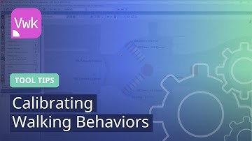Calibrating Walking Behaviors | PTV Viswalk | ToolTips