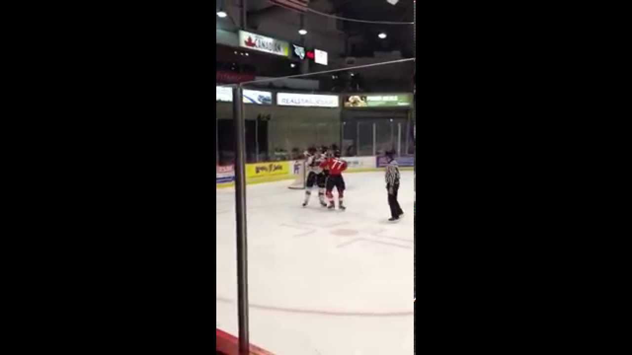 Hockey Fight Bullying a Player YouTube
