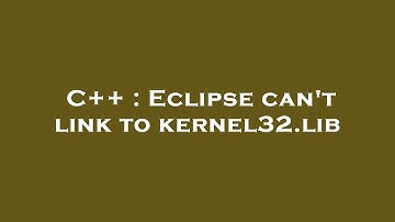 C++ : Eclipse can