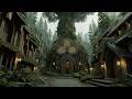 The Great Tree Village of Aeloria | Medieval Celtic Music for St. Patrick's Day Study & Focus