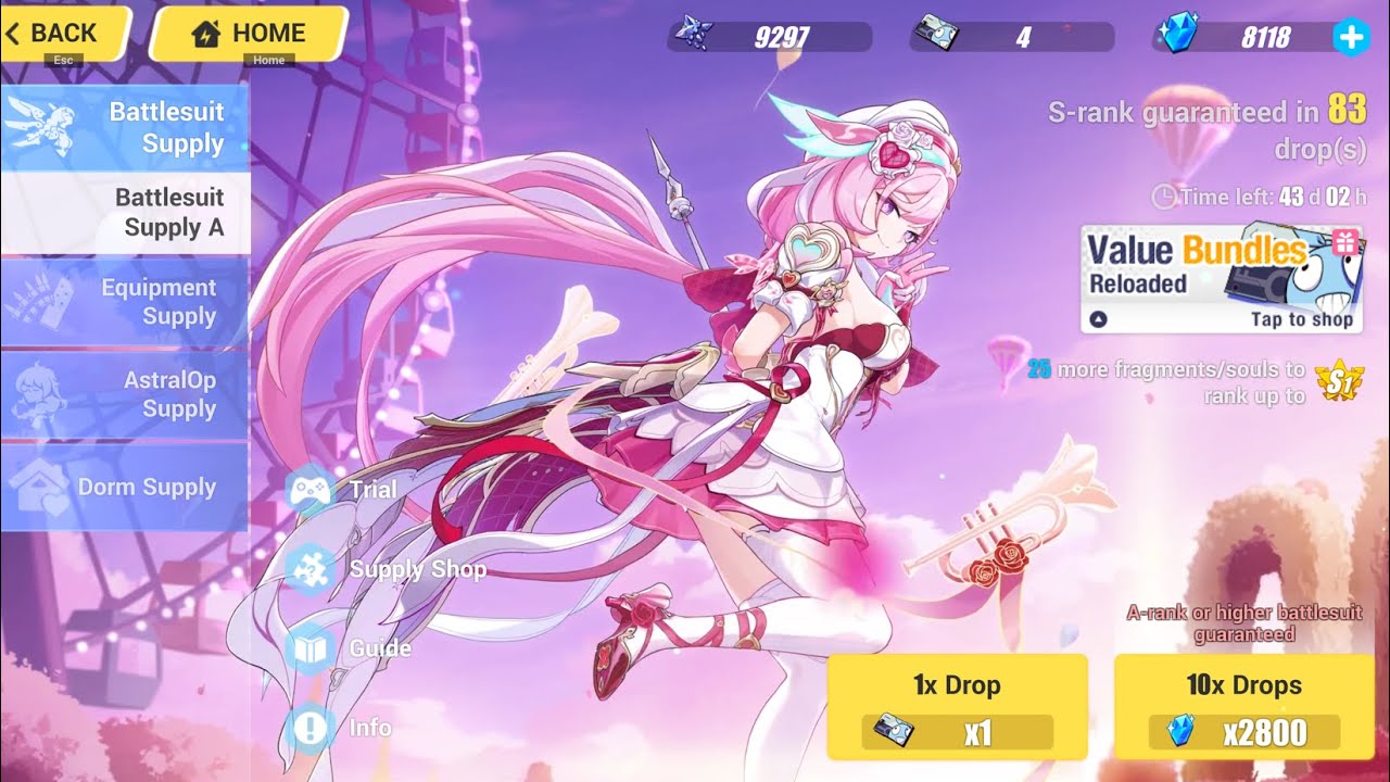 Elysia Elf 💕 Seele weapon ❄️ gacha 8.5 - Honkai Impact 3