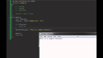 C Language : File I/O