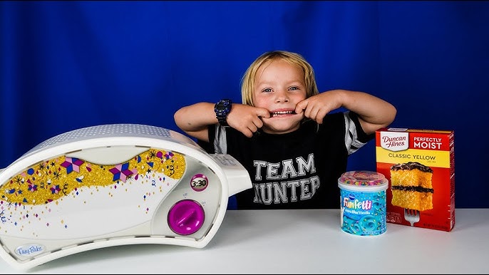 Using my Easy Bake Oven for the first time baking video for kids