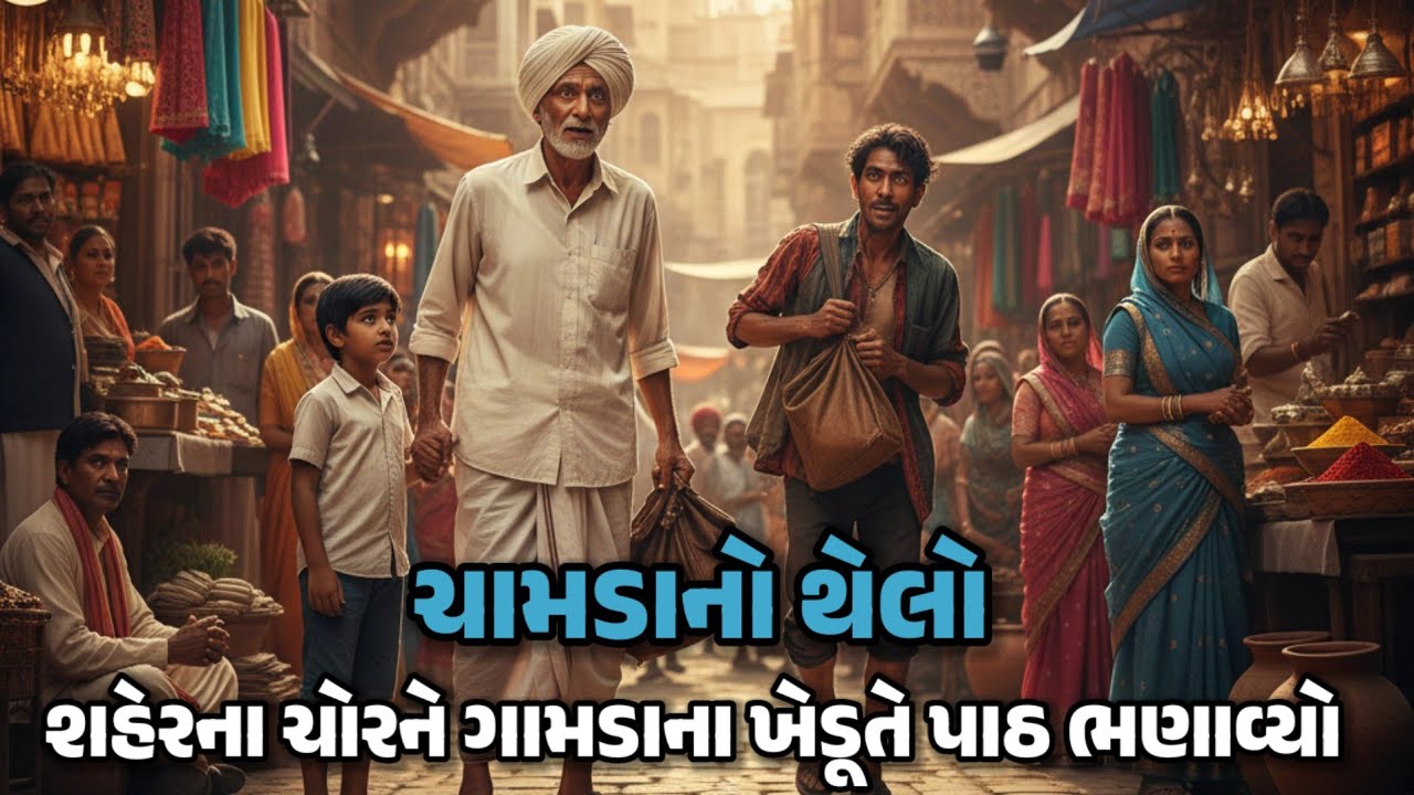 શહેરના ચોરને ગામડાના ખેડૂતે પાઠ ભણાવ્યો🔥, moral story in gujarati|પ્રેરણાદાયક ગુજરાતી વાર્તા 