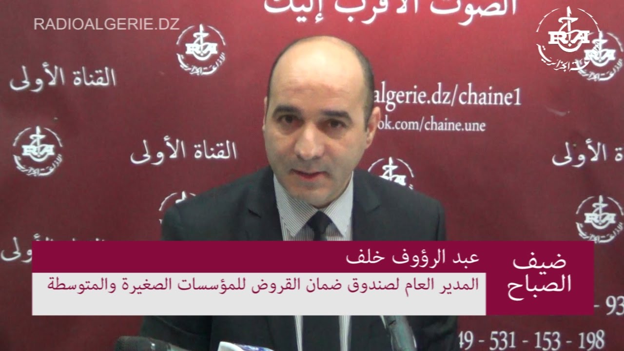 عبد الرؤوف خلف المدير العام لصندوق ضمان القروض للمؤسسات الصغيرة والمتوسطة