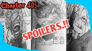 My Hero Academia Chapter 405 Spoilers & Raw Scans: Bakugou Takes on All For  One! - Anime Senpai