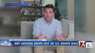 NC Sen. Jeff Jackson ends US Senate campaign, endorses Beasley
