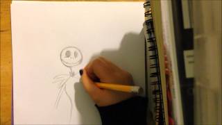 Drawing Jack skellington