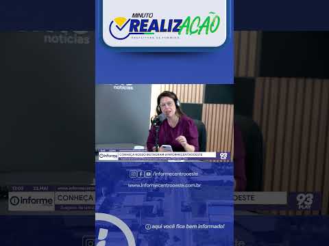 MINUTO REALIZAÇÃO - Confira os destaques da Administração Municipal nesta semana