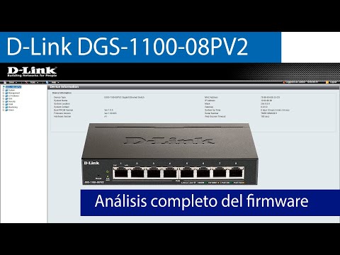 D-Link DGS-1100-08PV2: Análisis completo de su firmware web de gestión