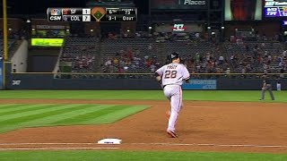 SF@COL: Posey crushes one to left