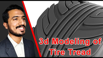 3d modeling of tire tread - (Urdu/Hindi)