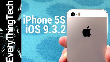 iPhone 5S iOS 9.3.2 Speed Test!