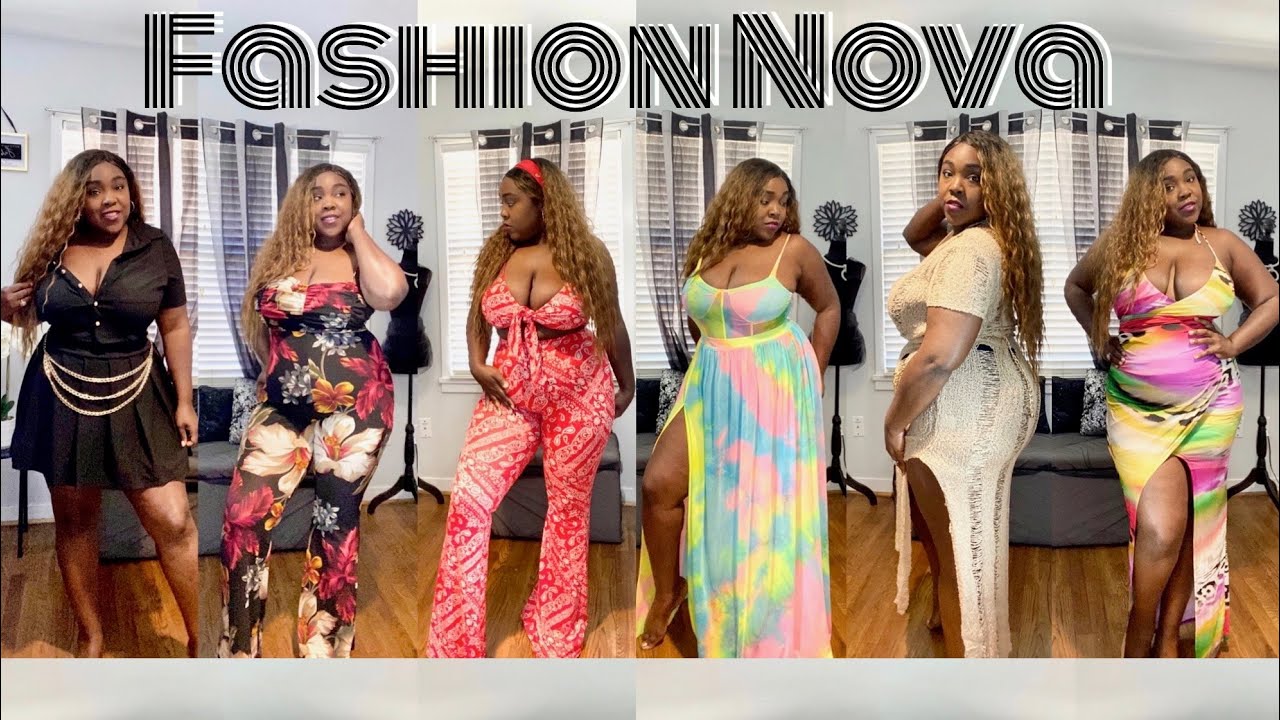Fashion nova curve baecation / date night haul plus size 10 looks 2020