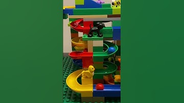 Tall LEGO Duplo Satisfying ASMR Marble Run #legoduploworld #legoduplo #lego #satisfying #duplo