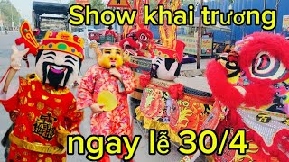 anh em tân Hòa đi show ngay ngày 30/4 khai trương