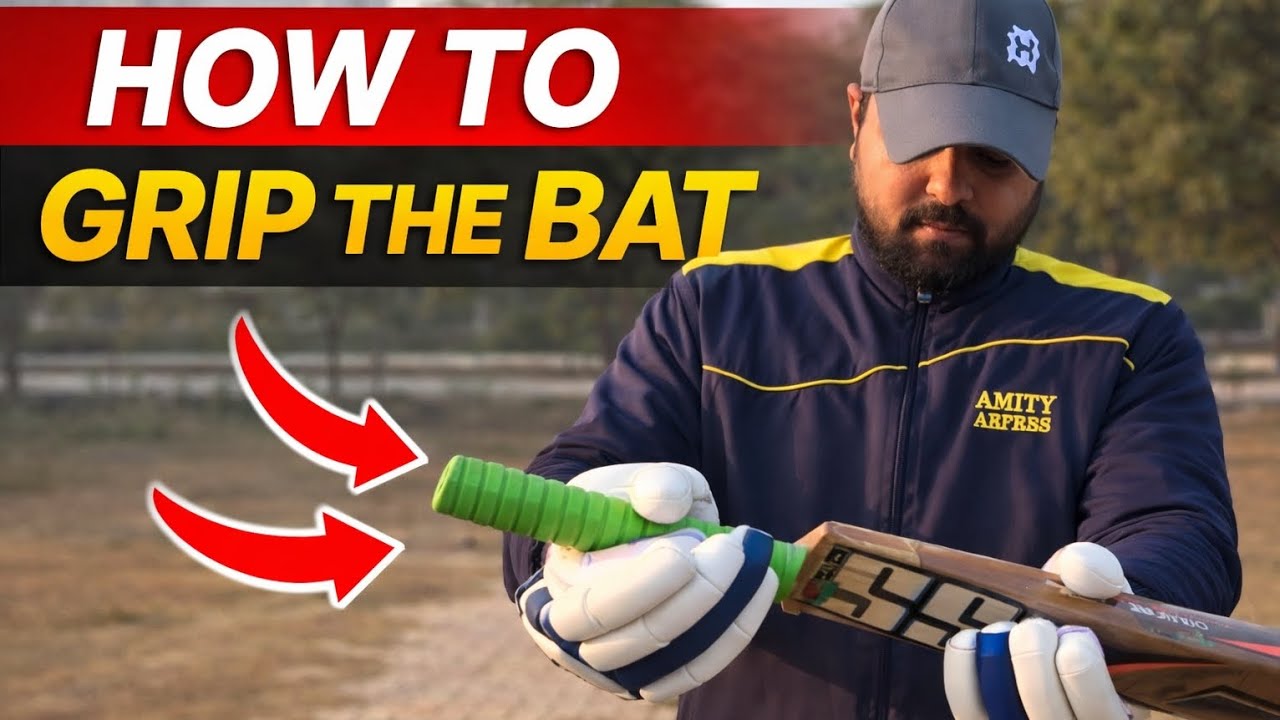 How To Grip/Hold The Bat tutorial | Perfect for Beginners 