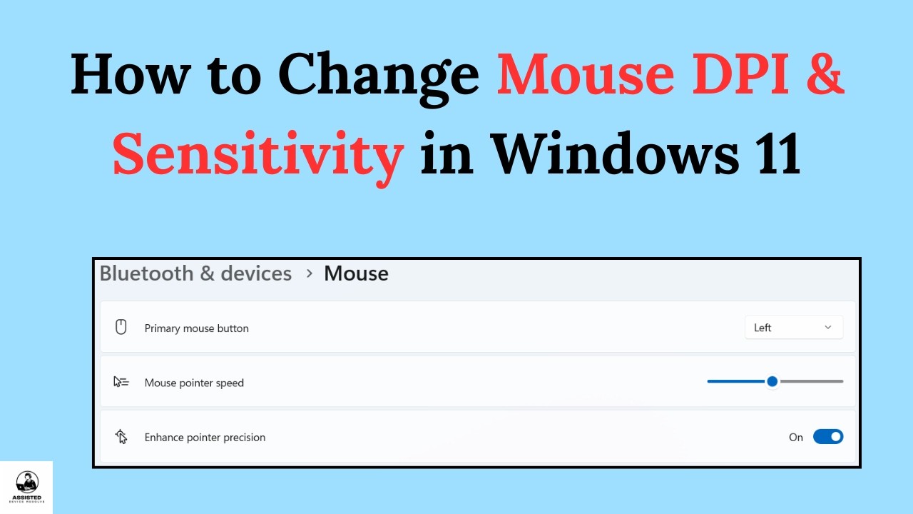 Как изменить DPI и чувствительность мыши в Windows 11 [2026]