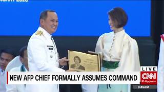 New AFP Chief formally assumes command