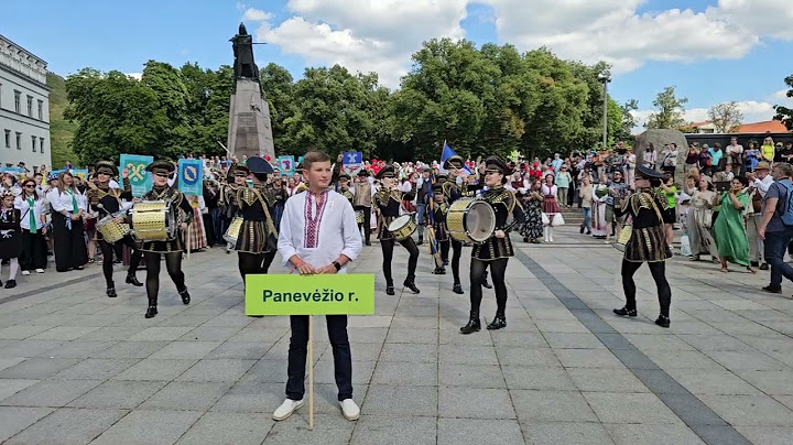 Lietuvos dainų šventės eisena, 2024-07-06
