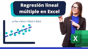 Excel: Regresión lineal múltiple con análisis de resultados