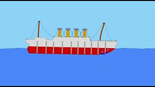Titanic sinking in sinking simulator legacy
