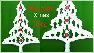 DIY MACRAME CHRISTMAS TREE/ MACRAME X-MAS TREE /HOW TO MAKE MACRAME TREE