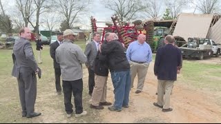 Bentley tours storm damage