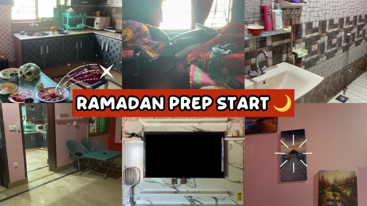 Ramadan Se Pehle ghar ki deep cleaning 😍| pre Ramadan prep 🌙| Ramadan Aane Se Pehle Kia kia Kiya?