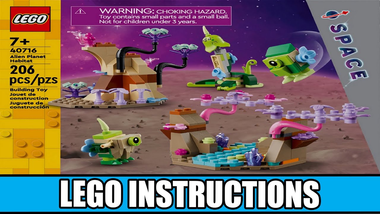 リトルアリエスページ LEGO Instructions - Miscellaneous - Space - 40716 - Alien Planet