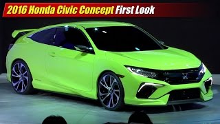 2016 Honda Civic Concept First Look