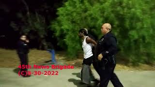 Police Manhunt At North Hollywood Park 8-30-2022